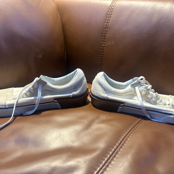 Vans Old Skool Suede White Sz 9 - Picture 4 of 5